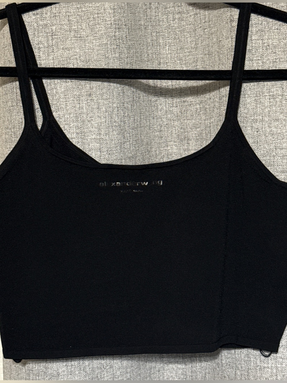 NWT Alexander Wang Scoop Neck Tank Printed High Density Logo - Picture 6 of 15
